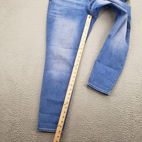 Old Navy Jeans Womens 16 Blue Denim Medium Wash Rockstar Super Skinny - Picture 13 of 14